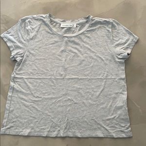Abercrombie gray short sleeve tee